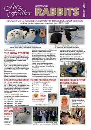Fur and Feather August 2016